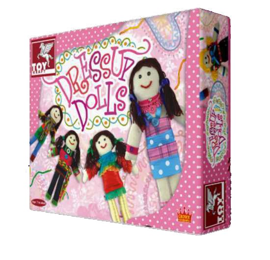 DRESS DOLLS CRAFT KIT 