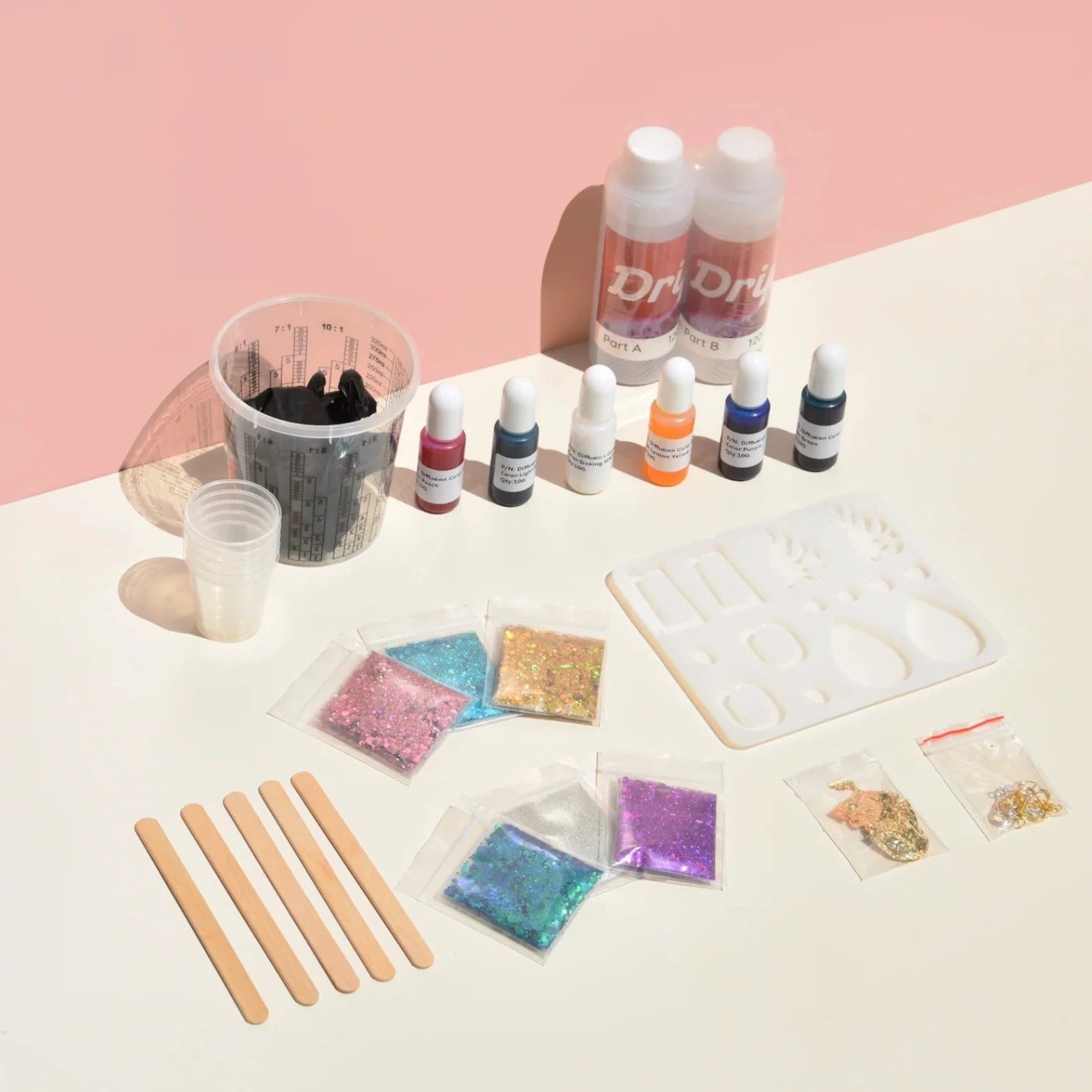 Drippy Resin Earring Making Kit Resin