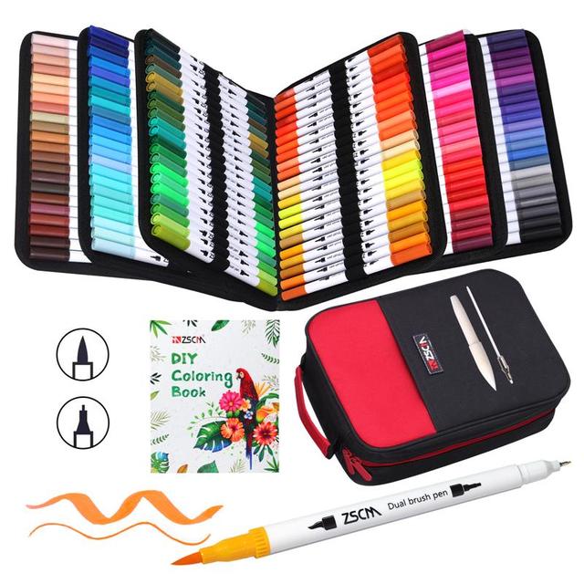 Dual Tip Art Marker Sets Paint