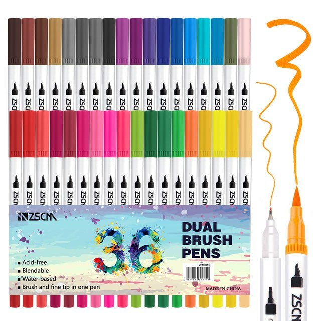 Dual Tip Art Marker Sets Paint