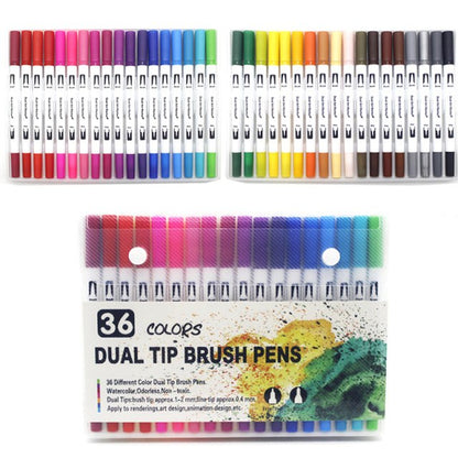 Dual Tip Watercolor Brush Markers Paint