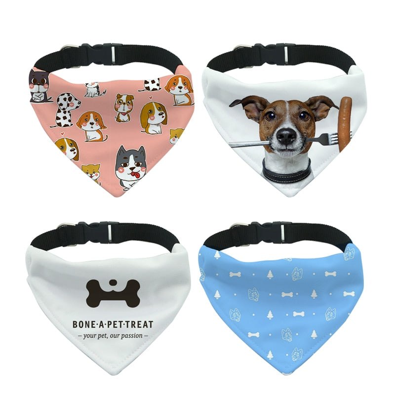 Dye Sublimation Heat Transfer Blank Dog Bandana 10pcs/lot