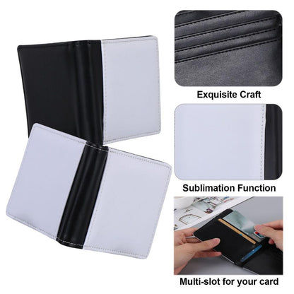 Dye Sublimation PU Leather Wallet Blanks