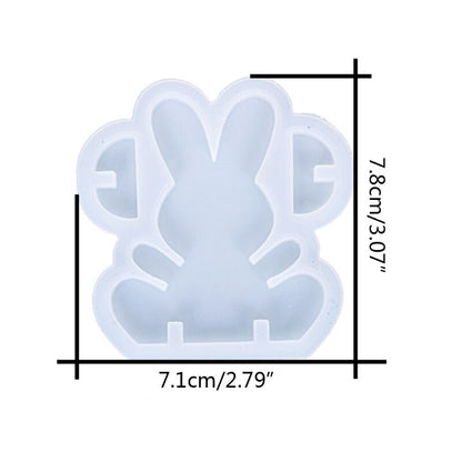 Easter Bunny Rabbit Epoxy Resin Silicone Mould Resin Mould