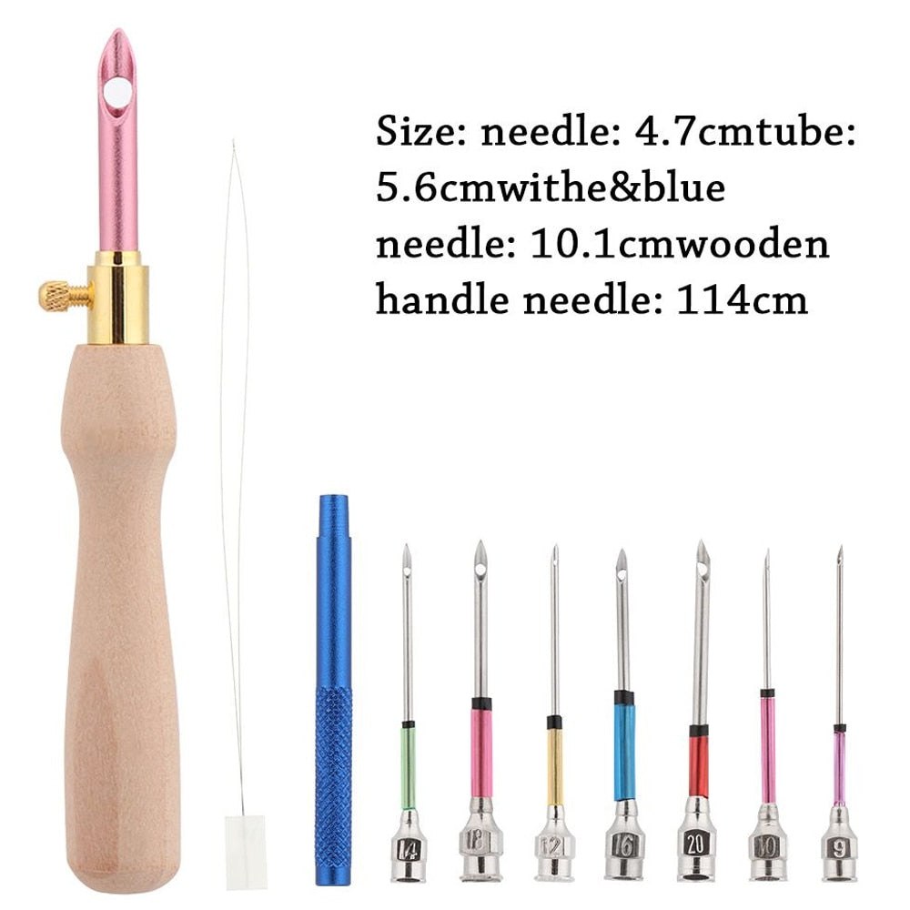 11Pcs Embroidery Punch Needle Tool Kit Embroidery