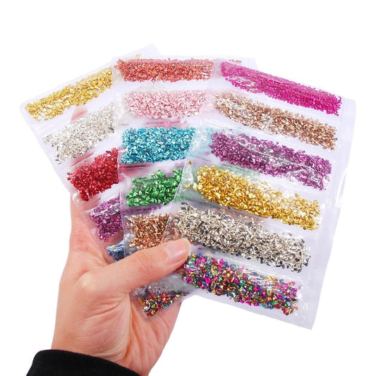 Epoxy Resin Filler Irregular Crushed Flakes Sequins 6 Pack Resin