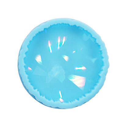 Epoxy Resin Holographic Coaster Silicone Mould 