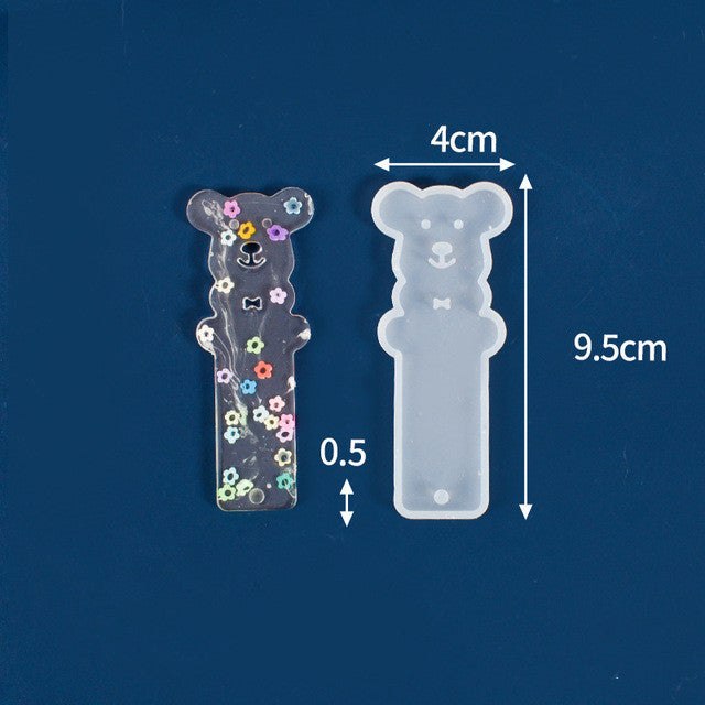 Epoxy Resin Silicone Bookmark Moulds 