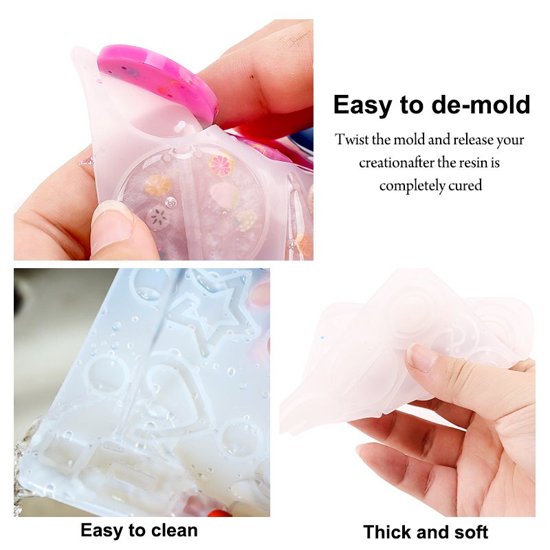 Epoxy Resin Silicone Earring Mould Kit Set 