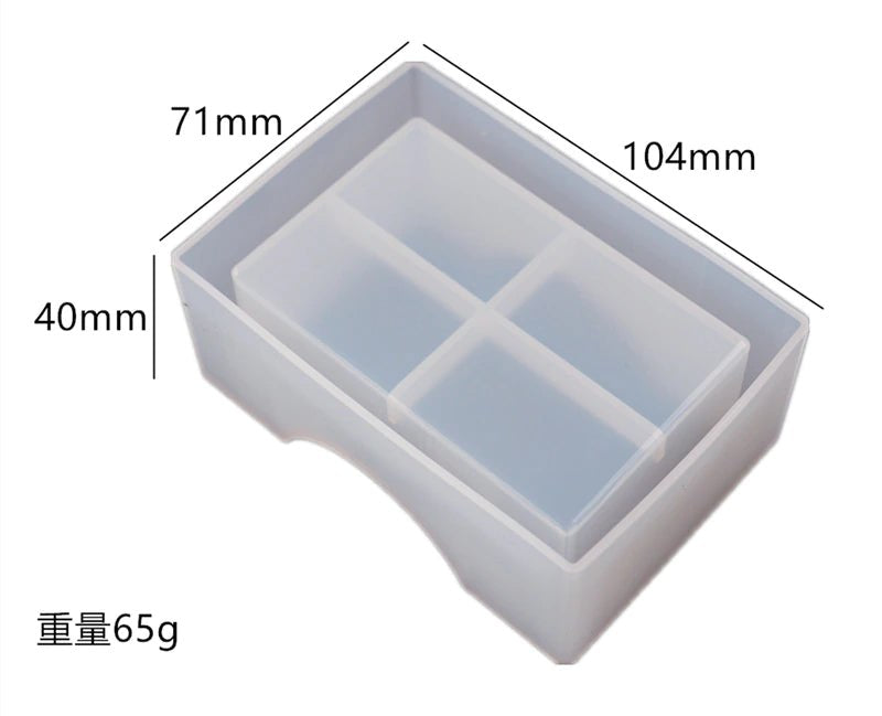 Epoxy Resin Square Coaster Silicone Mould Kit mould