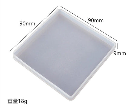 Epoxy Resin Square Coaster Silicone Mould Kit mould