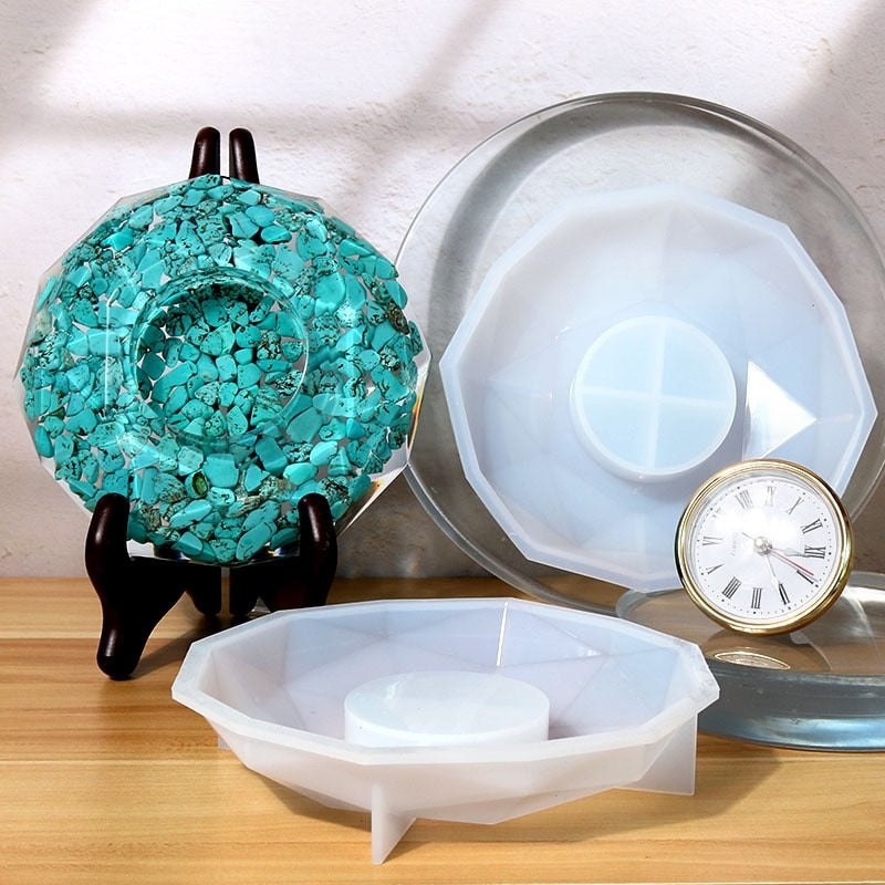 Epoxy Resin Wall Clock Silicone Mould Kit Resin Mould