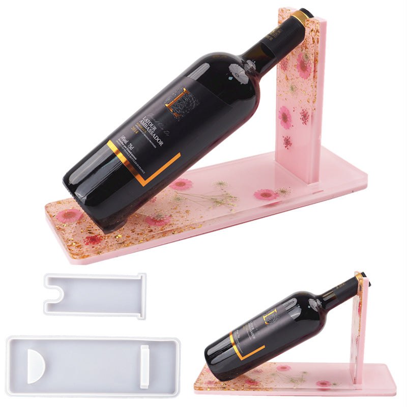 Epoxy Resin Wine Rack Silicone Mould Moulds