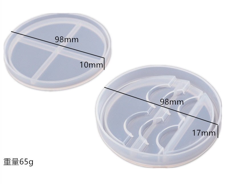 Eyelash Storage Box Resin Silicone Mould 