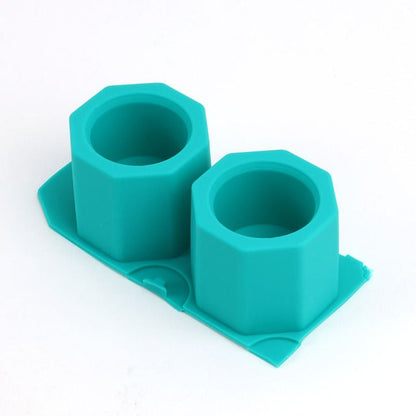 Geometric Octagonal Silicone Flowerpot Mould Resin Moulds