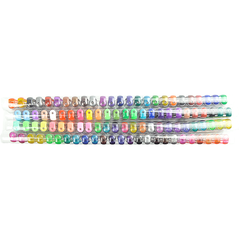 Glitter Gel Pens 100 pack with 2.5X More Ink - Craft, Kids & Adult Colouring Drawing Painting Kits