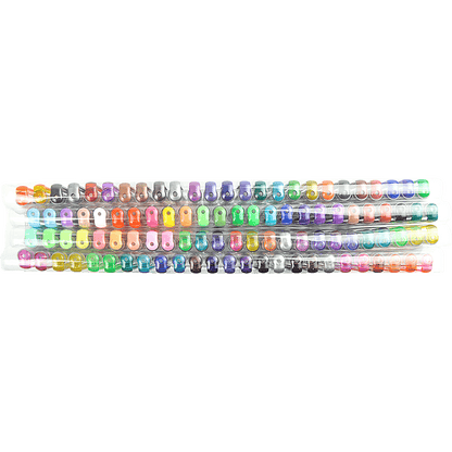 Glitter Gel Pens 100 pack with 2.5X More Ink - Craft, Kids & Adult Colouring Drawing Painting Kits