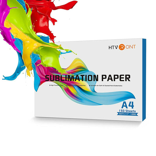 HTVRONT 150 Sheets A4 Sublimation Paper Heat Transfer Paper for Inkjet Printer