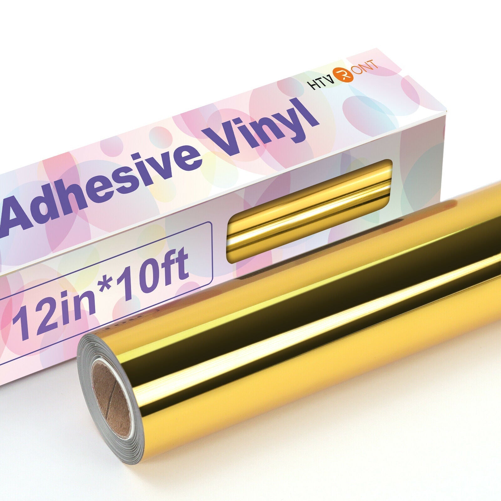 Metallic Foil Permanent Adhesive Vinyl Rolls 30x300cm 