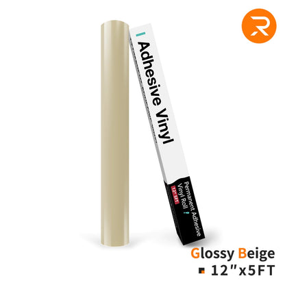 Permanent Adhesive Vinyl Rolls 30x152cm - Glossy 