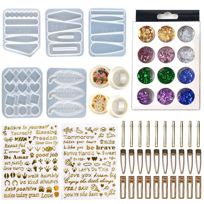 Hair Clip Epoxy Resin Silicone Mould Starter Kit Art