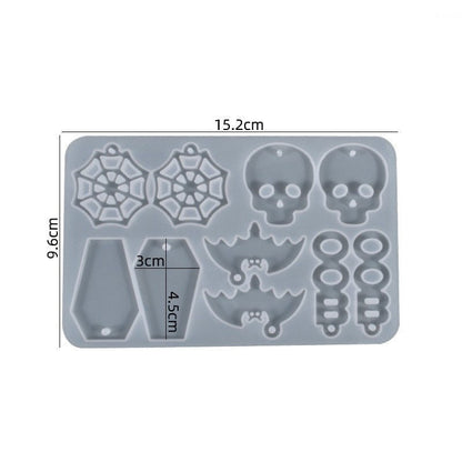 Halloween Earring Pendant Silicone Mould Resin