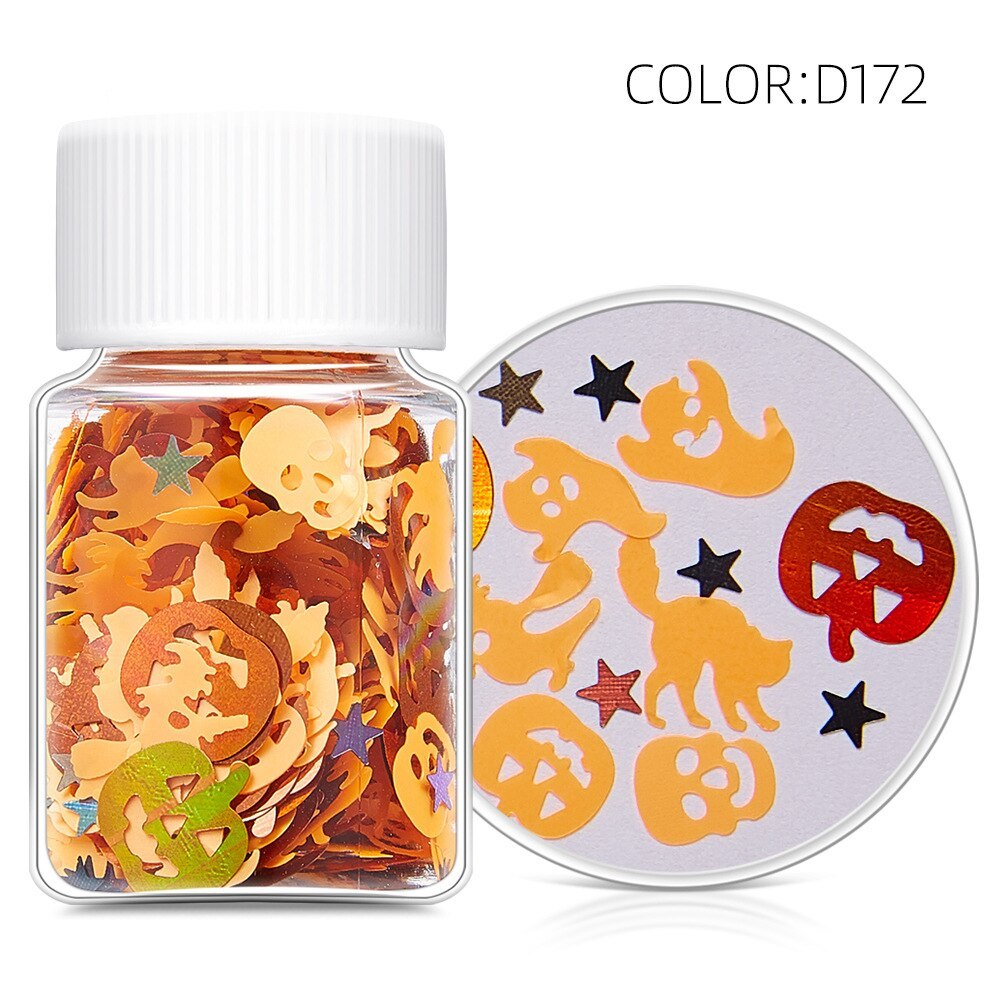 Halloween Themed Holographic Sequins Resin Mix Ins 