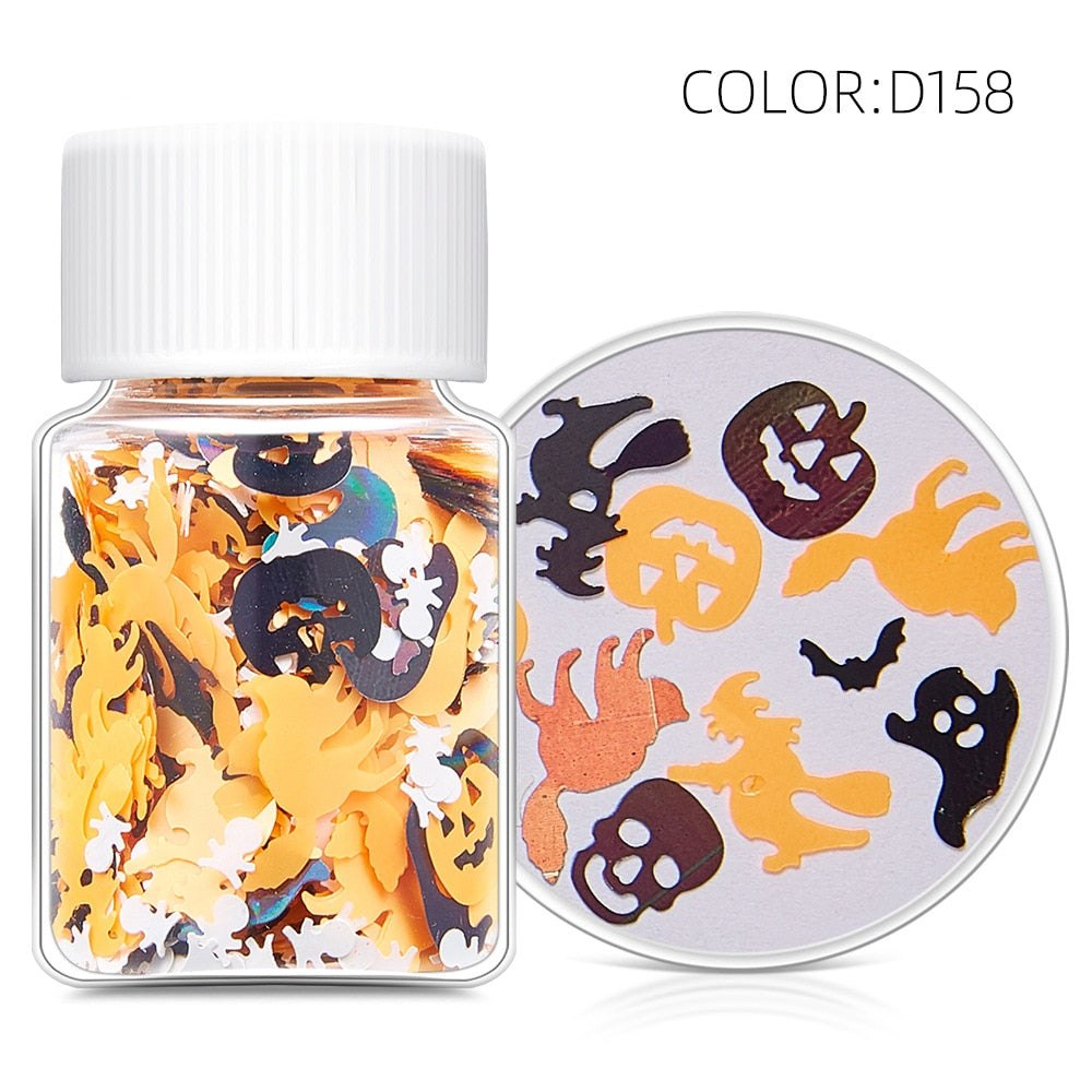 Halloween Themed Holographic Sequins Resin Mix Ins 