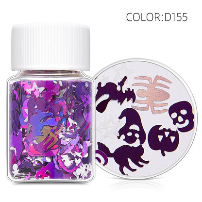 Halloween Themed Holographic Sequins Resin Mix Ins 