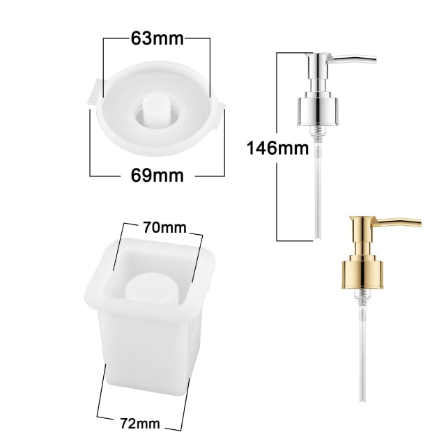 Hand Wash Sanitizer Silicone Mould Epoxy Resin Kit Moulds