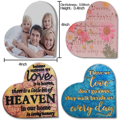 Heart Memorial Sign Resin Silicone Mould