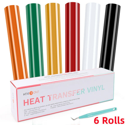 Heat Transfer Vinyl Starter Pack Rolls 