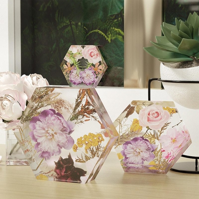 Flower Vase Resin Molds Heart Hexagon Epoxy Resin - Temu Australia