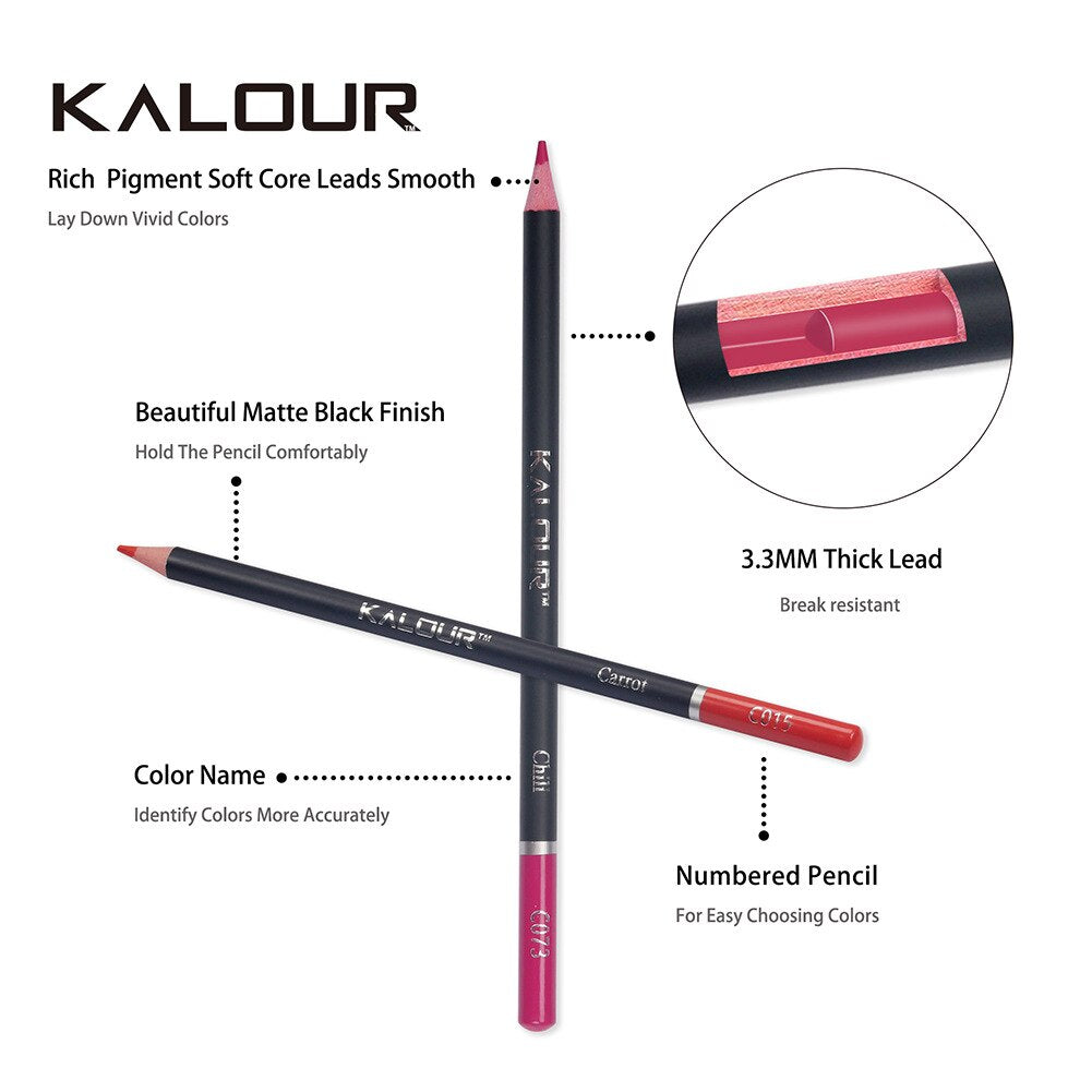 KALOUR 120 Colours Professional Colour Pencil Set Colouring