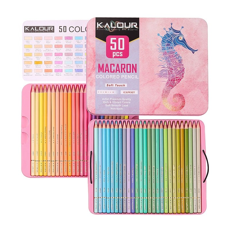 KALOUR 120 Colours Professional Colour Pencil Set Colouring