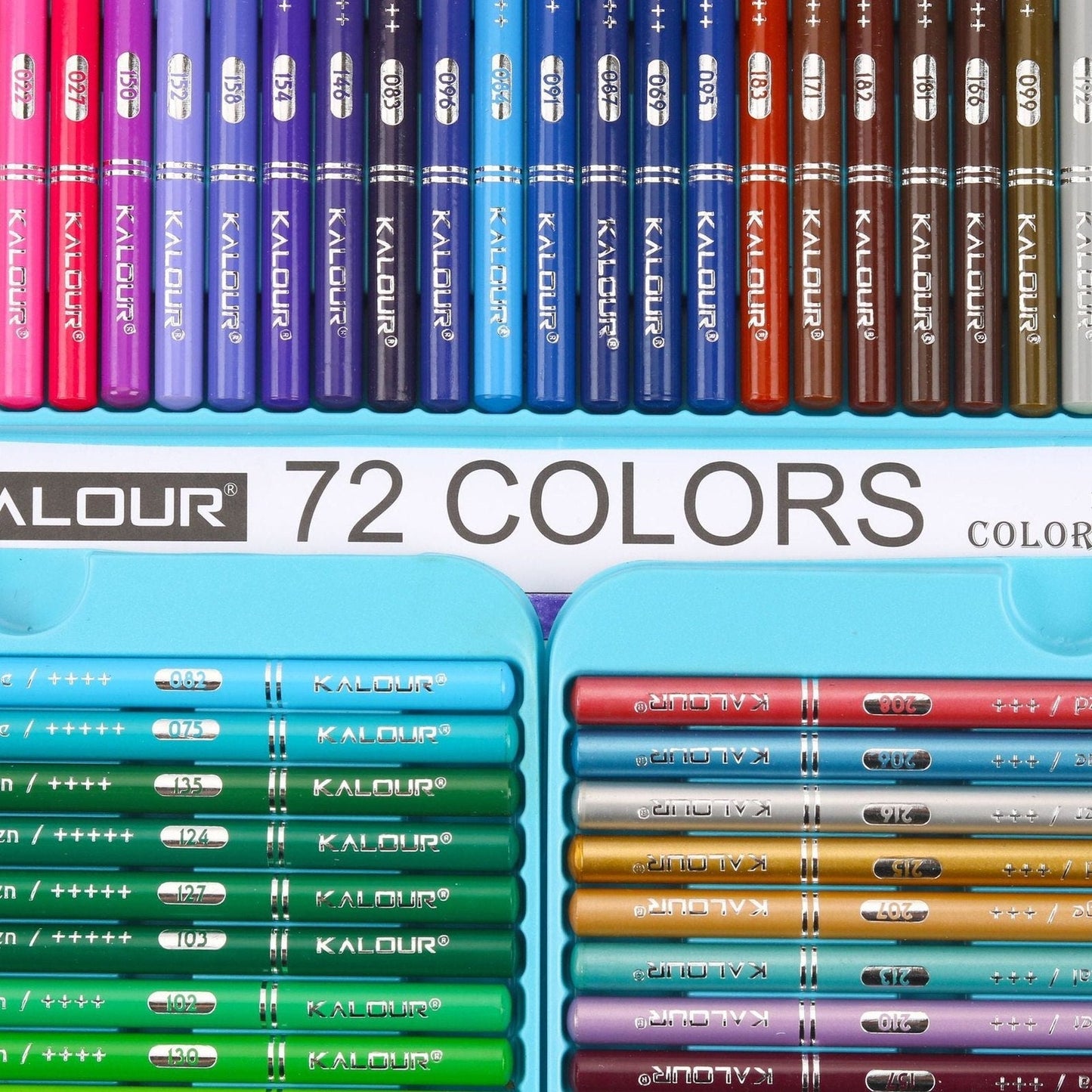 KALOUR Professional Drawing 72 Coloured Pencil Set Colouring