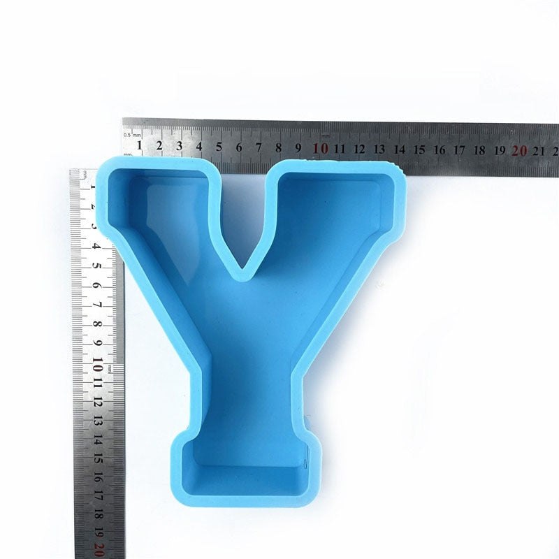 Large Letter & Number Silicone Moulds Resin Mould