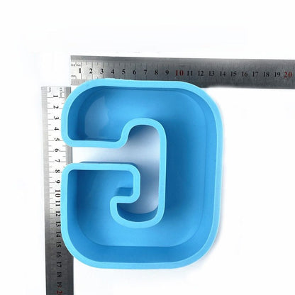 Large Letter & Number Silicone Moulds Resin Mould