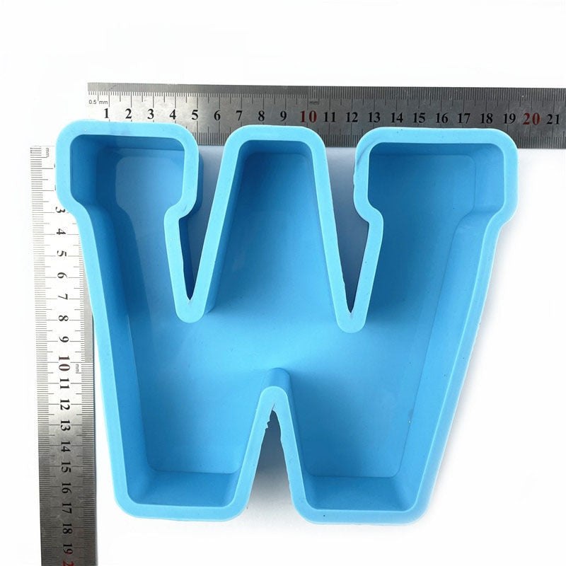 Large Letter & Number Silicone Moulds Resin Mould