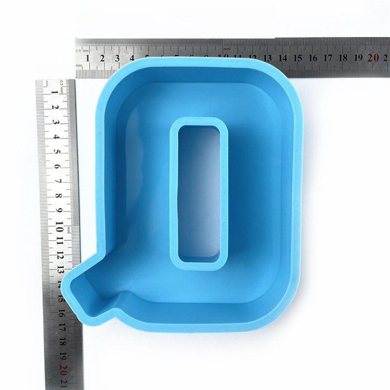 Large Letter & Number Silicone Moulds Resin Mould