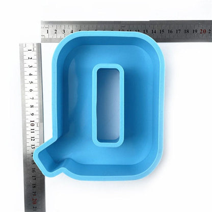 Large Letter & Number Silicone Moulds Resin Mould