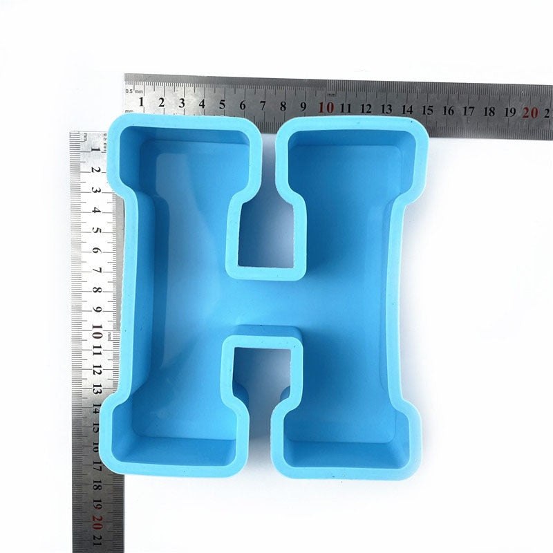 Large Letter & Number Silicone Moulds Resin Mould