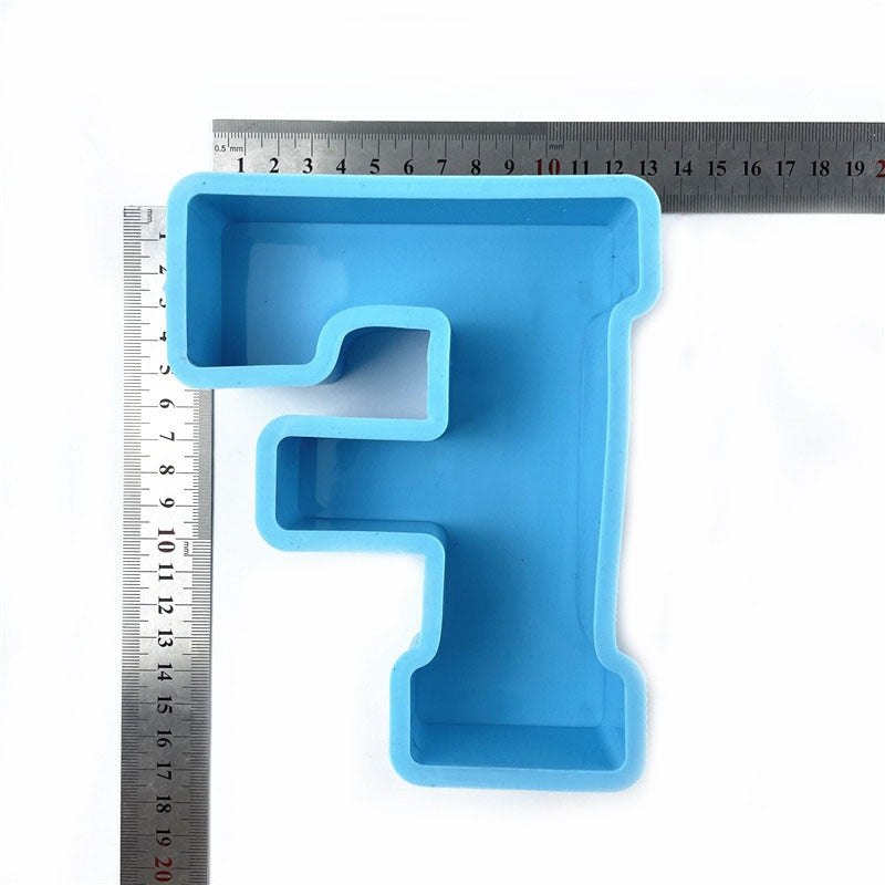 Extra large silicone letter molds best sale