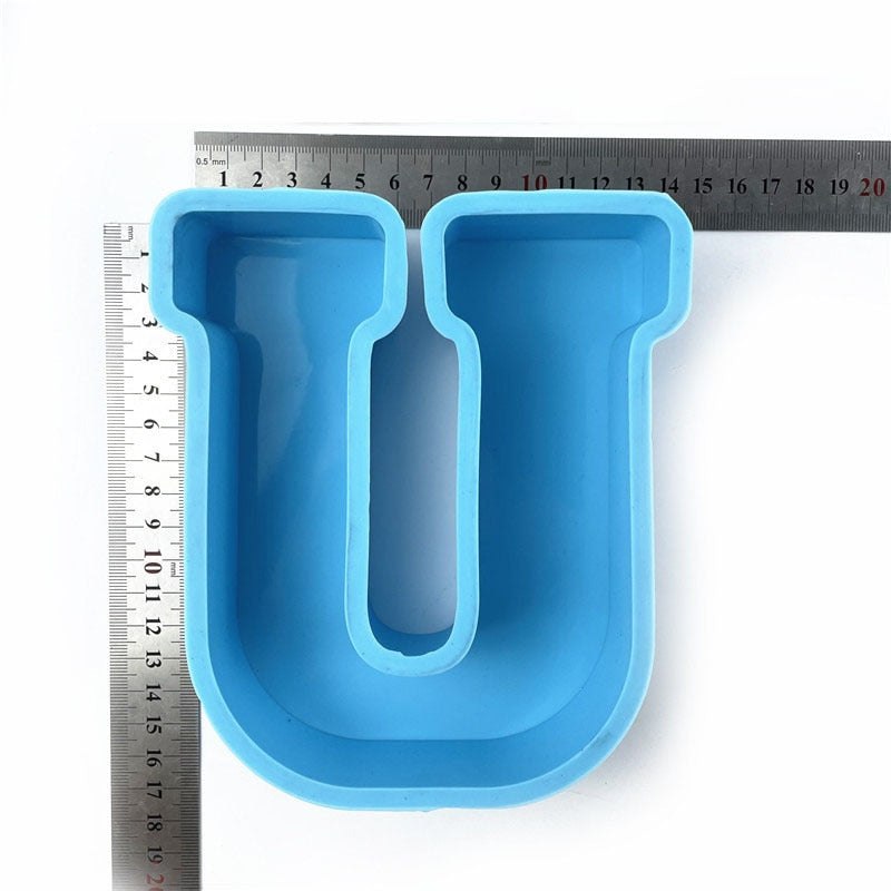 Large Letter & Number Silicone Moulds Resin Mould