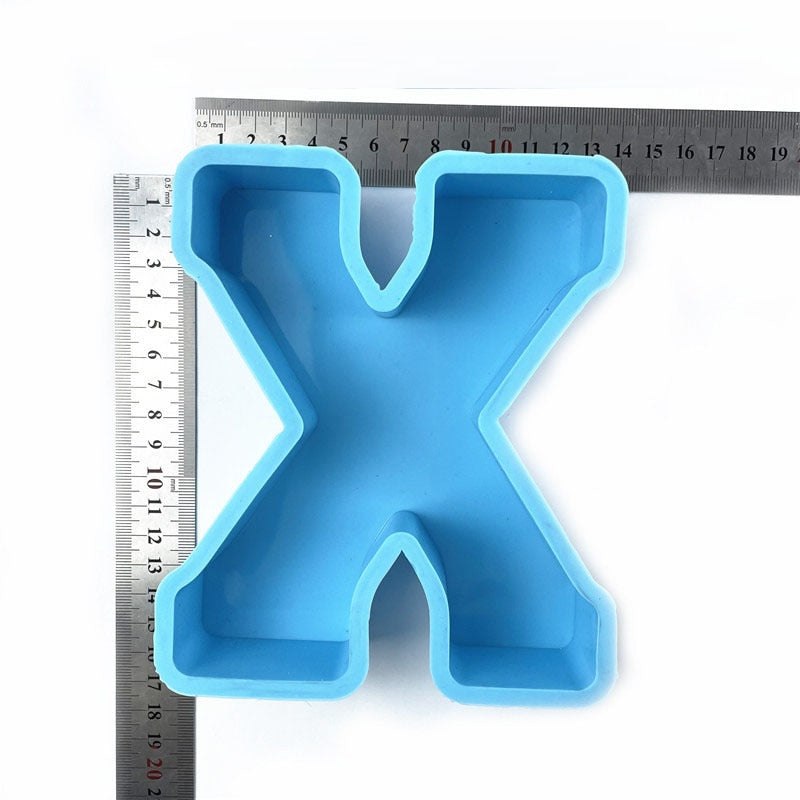 Large Letter & Number Silicone Moulds Resin Mould