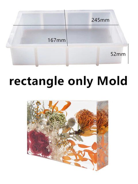 Large Memorial Epoxy Resin Silicone Mould - 5pk Bundle Moulds