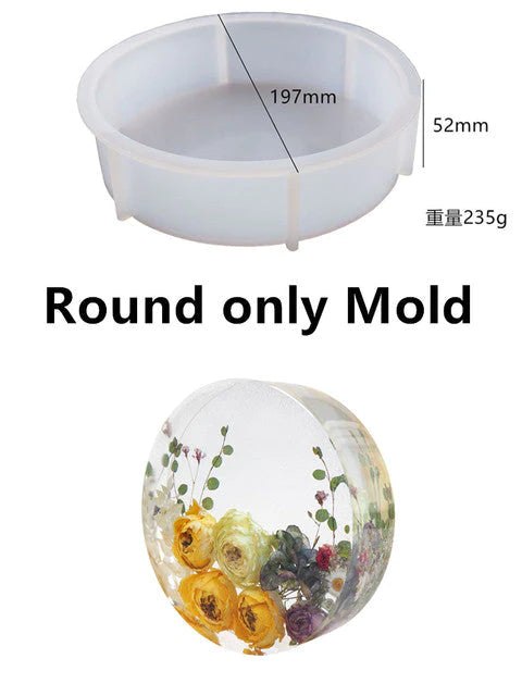 Large Memorial Epoxy Resin Silicone Mould - 5pk Bundle Moulds