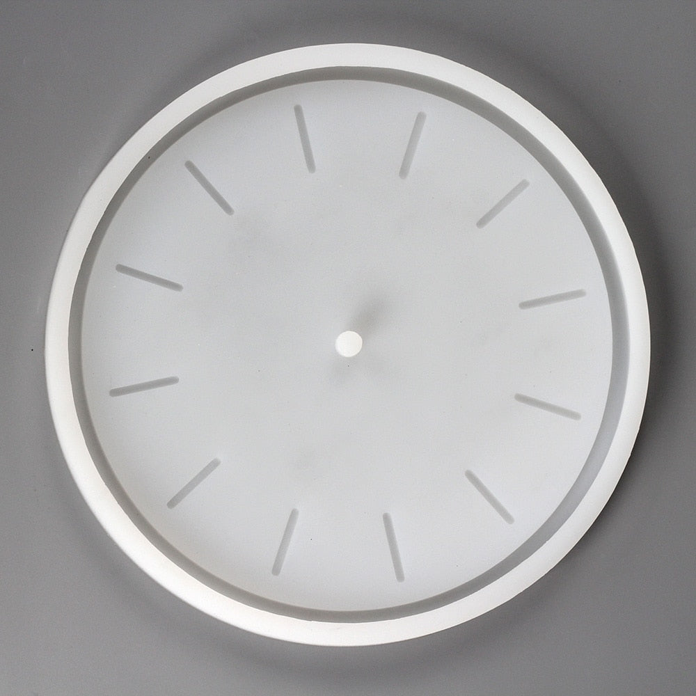 Large Resin Silicone Clock Mould 