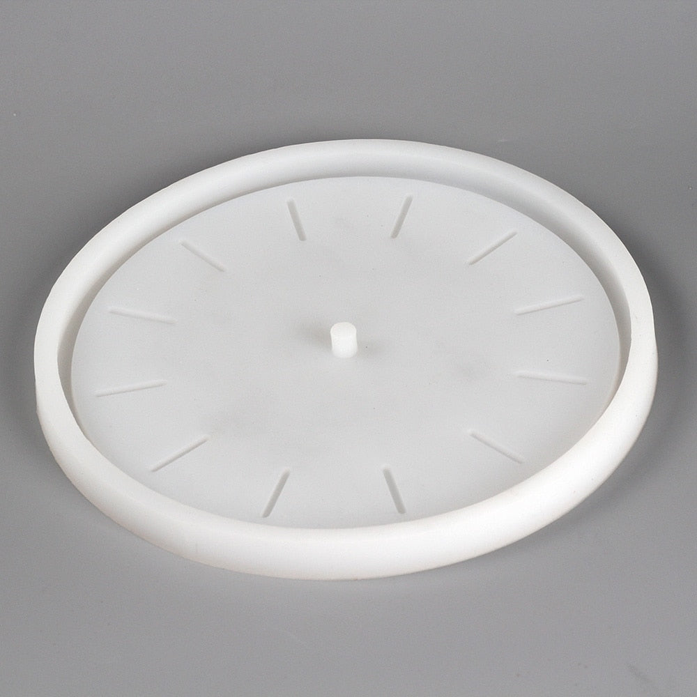 Large Resin Silicone Clock Mould 