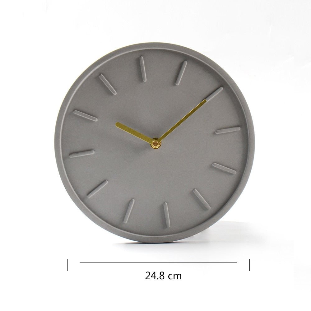 Large Resin Silicone Clock Mould 